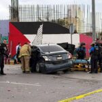 Colisión en el centro de Chihuahua deja una mujer lesionada y movilización de emergencia