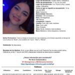 Activan ficha de búsqueda para localizar a Carmen Guadalupe Molina Miranda en Ciudad Juárez
