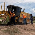 Mejoran el acceso al municipio de Casas Grandes con trabajos de pavimentación