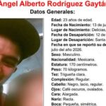 Activan búsqueda urgente en Chihuahua: Solicitan colaboración para localizar a Ángel Alberto Rodríguez