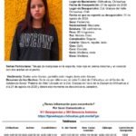 Solicitan colaboración ciudadana para localizar a Santos Esmeralda Parra Bautista en Chihuahua