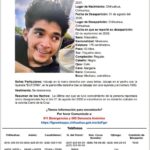 FGE emite pesquisa de búsqueda para localizar a Diego Esteban Bustillos Herrera