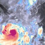 Provoca huracán Rachel temporal de lluvias en la costa oeste