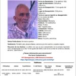 Emiten ficha de búsqueda: FGE solicita apoyo ciudadano para localizar a Jorge Villarreal Carrasco