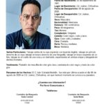 Solicitan apoyo ciudadano para localizar a Iván Estrada Medellín en Chihuahua
