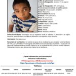Solicitan apoyo ciudadano para localizar a los familiares de Agustín Daniel