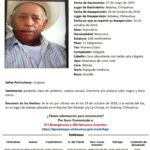 Buscan a Manuel Rodríguez Pérez en Hidalgo del Parral; solicitan colaboración ciudadana para dar con su paradero