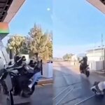 Motociclista abandonó a su novia para no pagar caseta en Edomex
